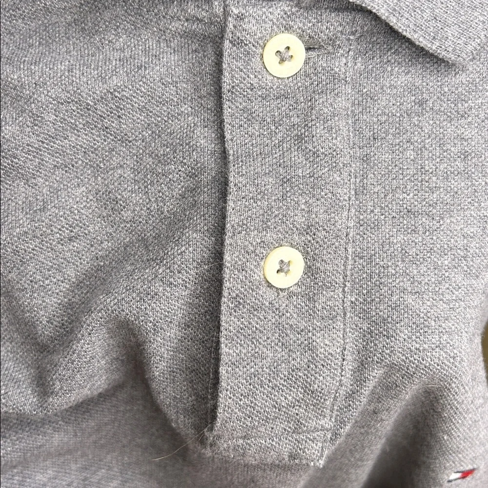 Tommy Hilfiger Heather Gray Polo Shirt - Picture 5 of 6